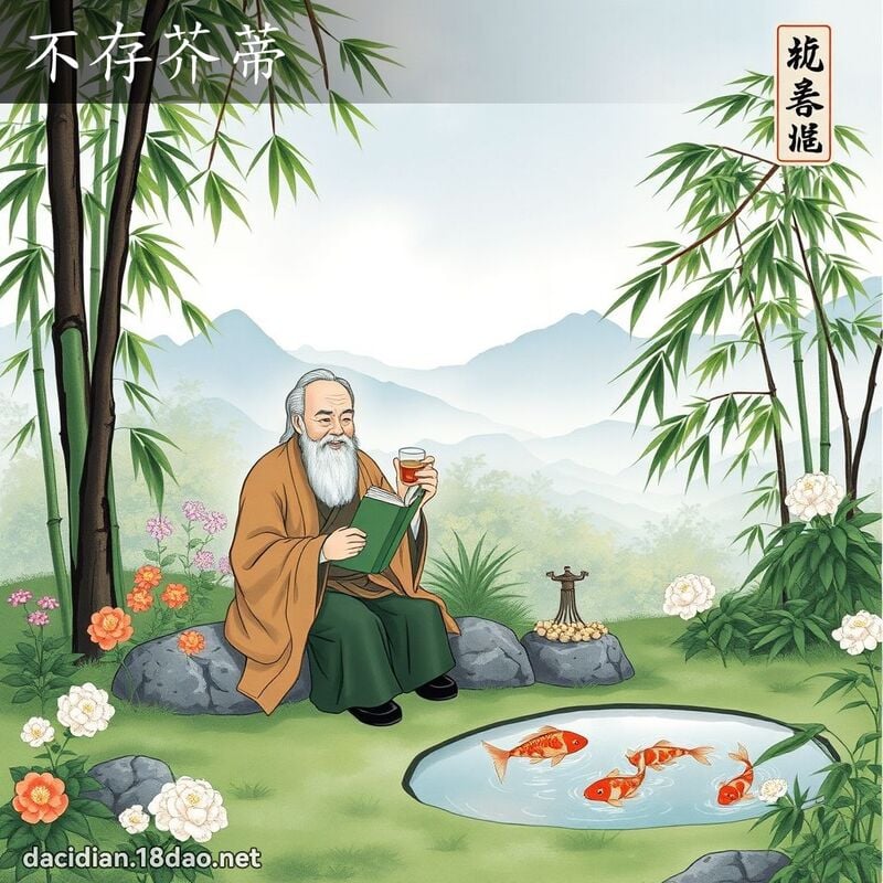 不存芥蒂 配图