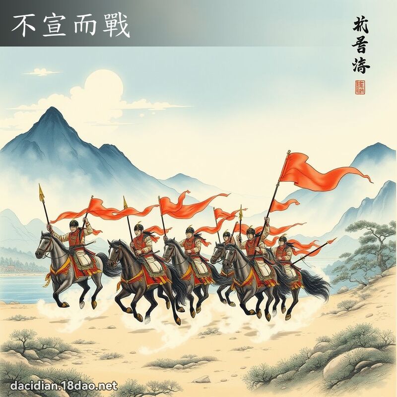 不宣而战 配图