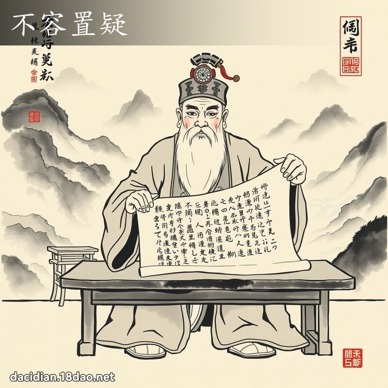 不容置疑 配图