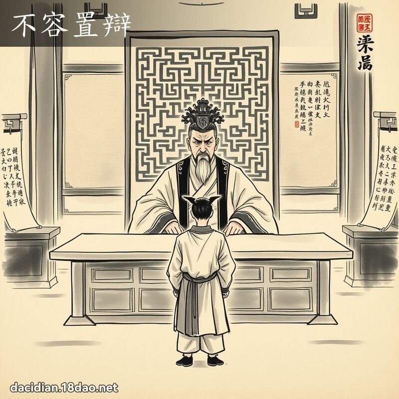不容置辩 配图