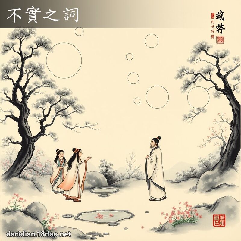 不实之词 配图