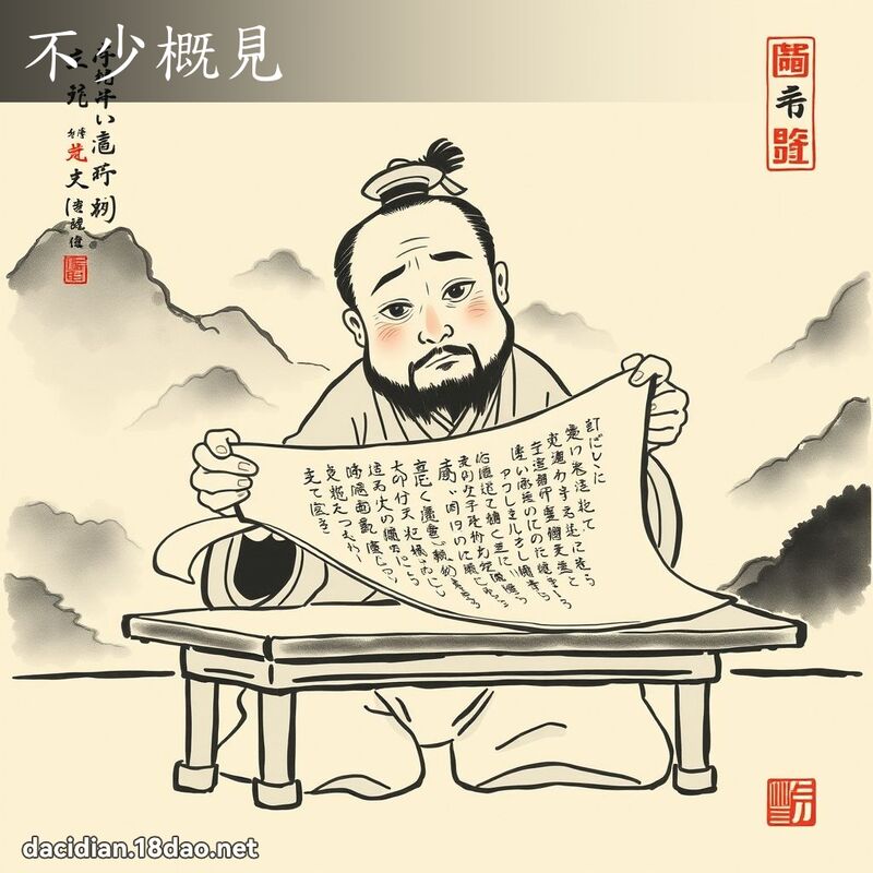 不少概见 配图