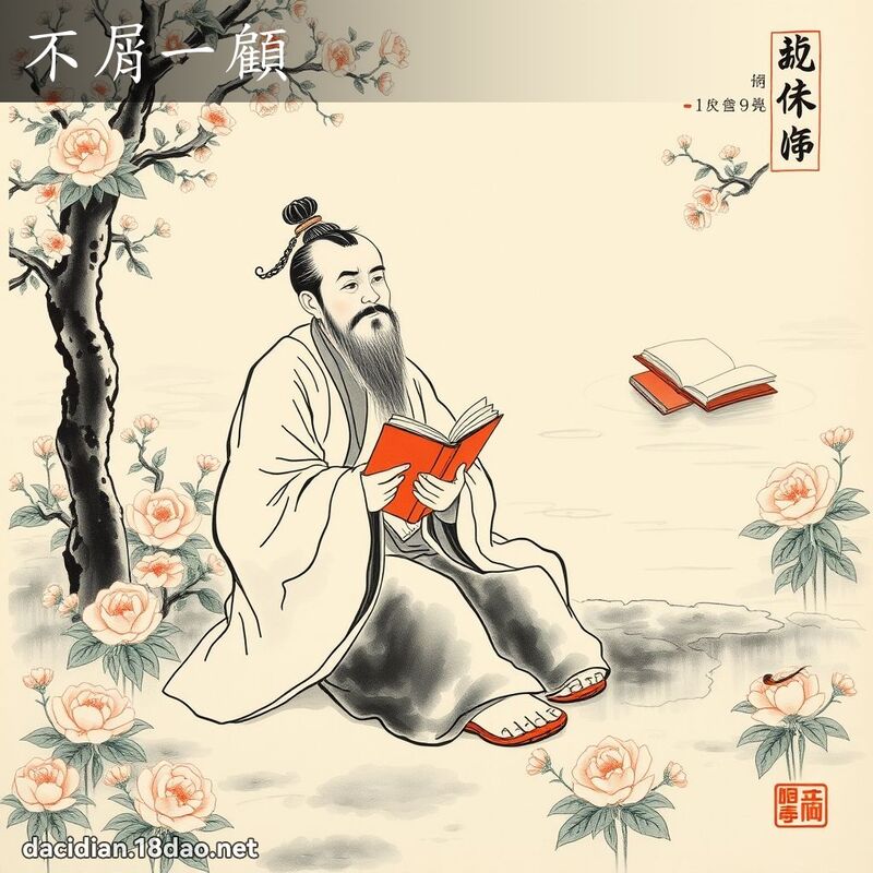 不屑一顾 配图