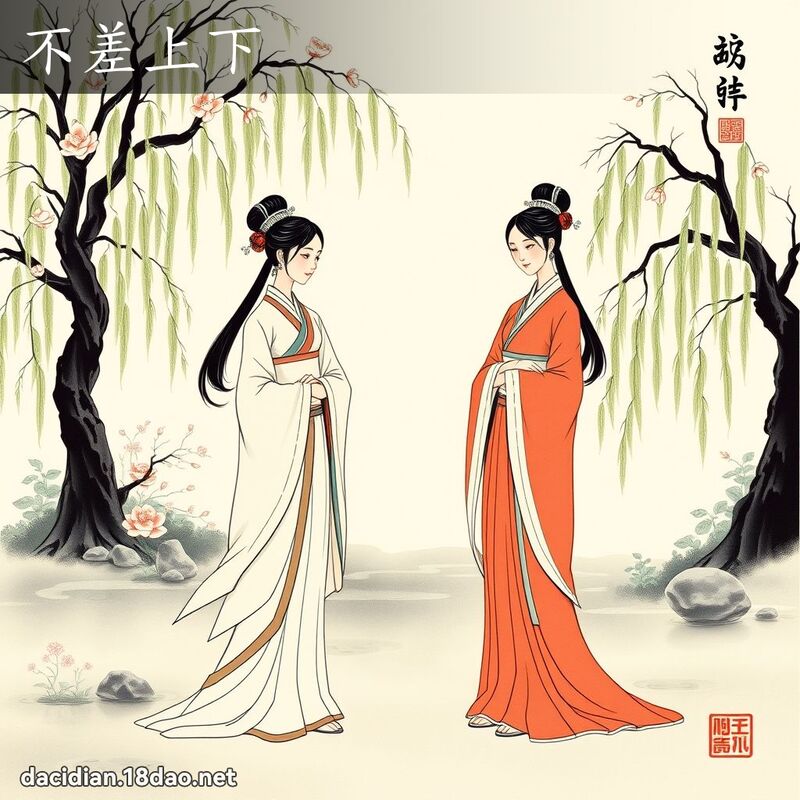 不差上下 配图