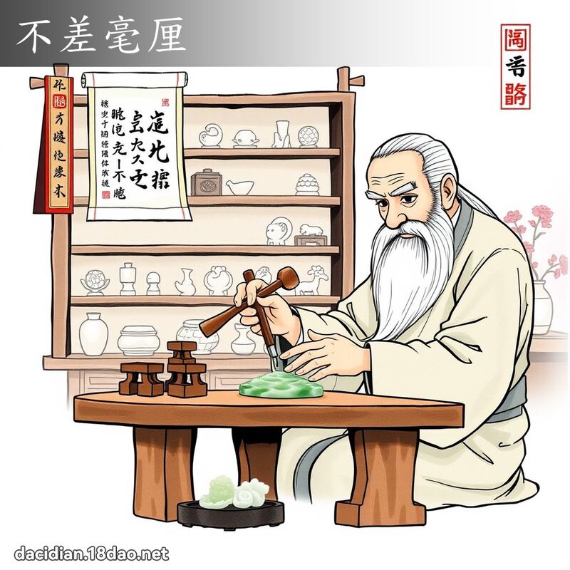 不差毫厘 配图