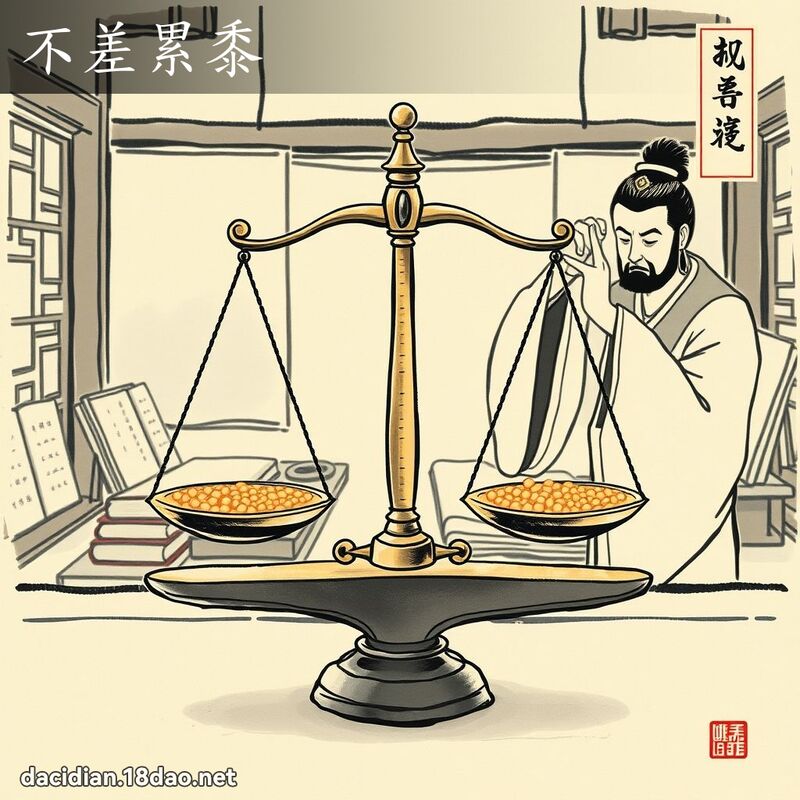 不差累黍 配图