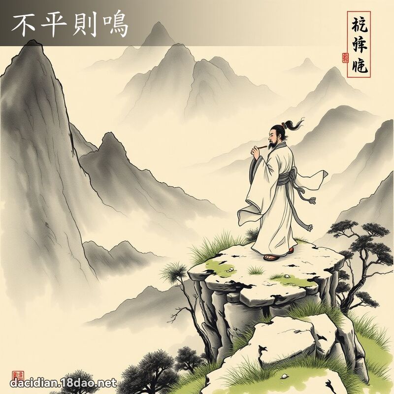 不平则鸣 配图