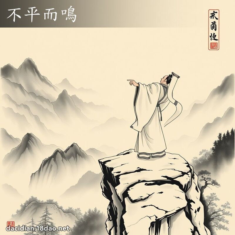 不平而鸣 配图