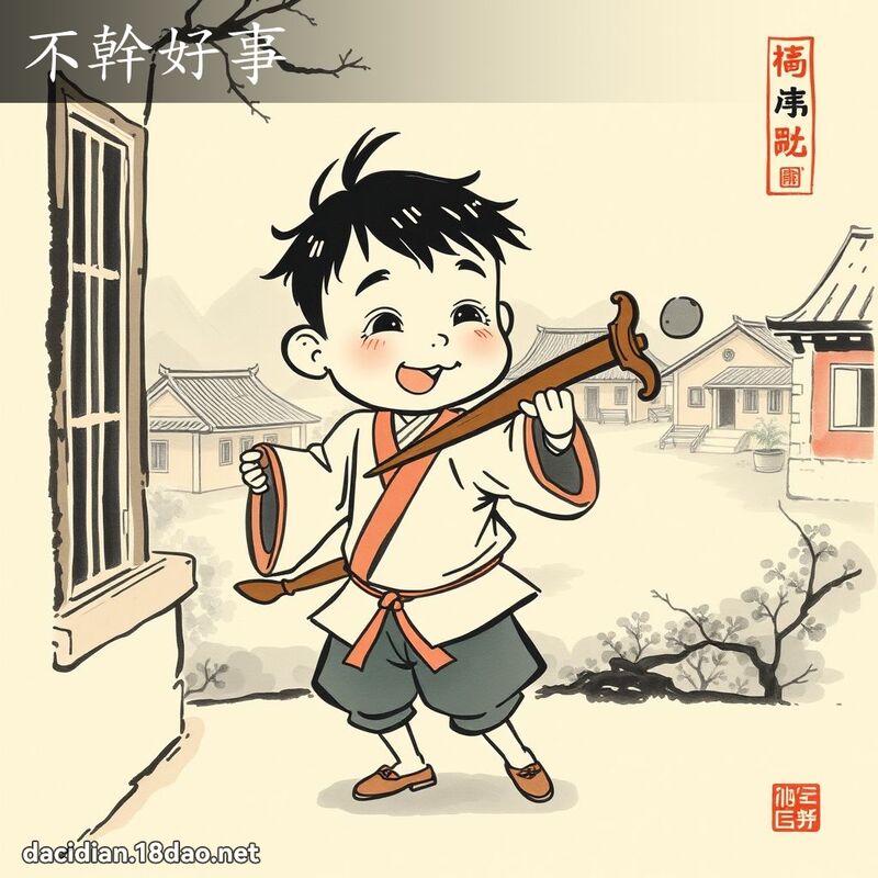 不干好事 配图