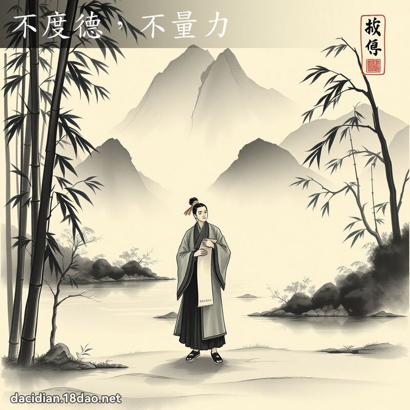 不度德,不量力 配图
