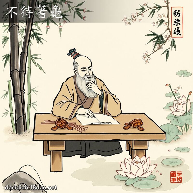 不待蓍龟 配图