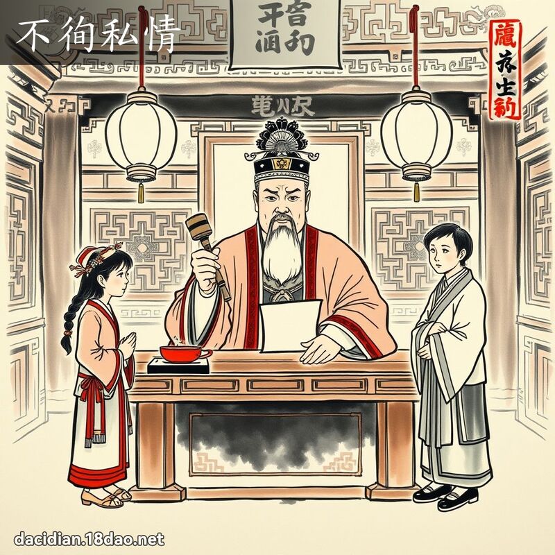 不徇私情 配图