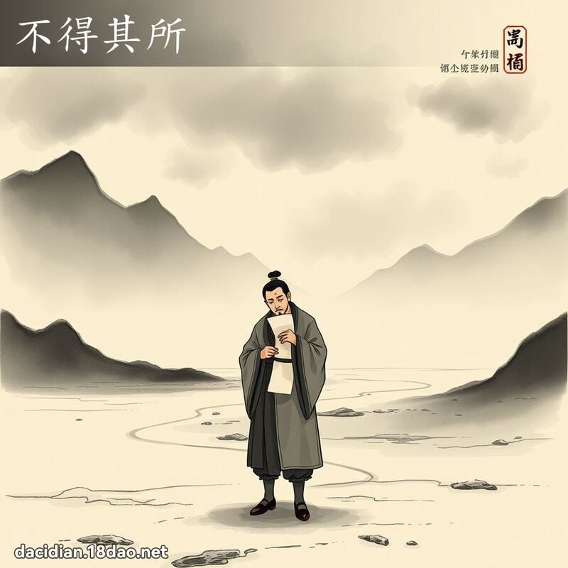 不得其所 配图