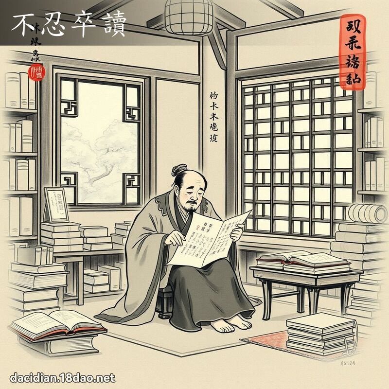 不忍卒读 配图