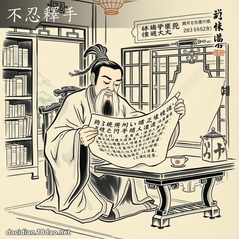 不忍释手 配图