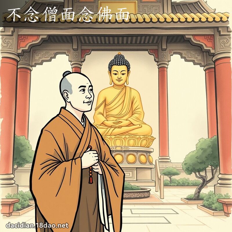 不念僧面念佛面 配图