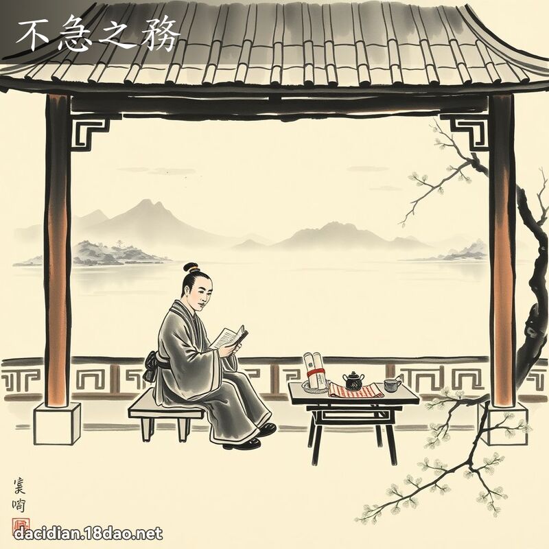 不急之务 配图