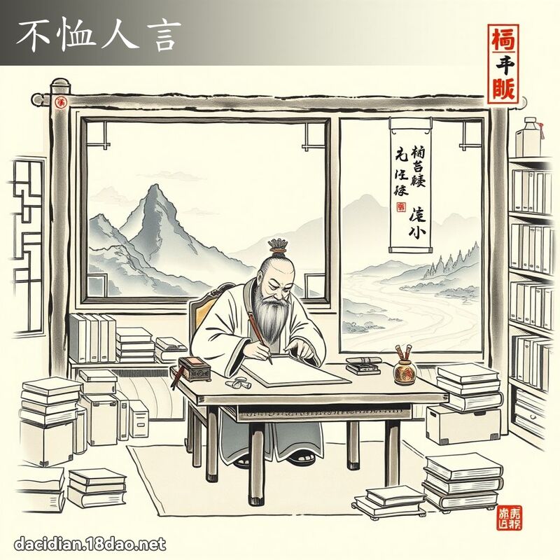 不恤人言 配图