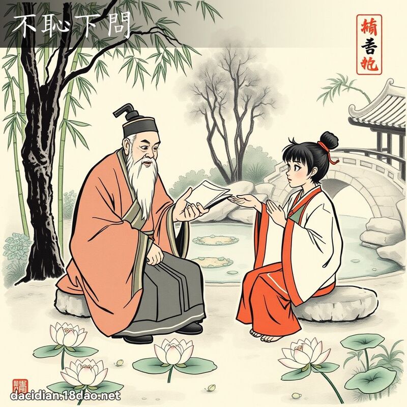 不耻下问 配图