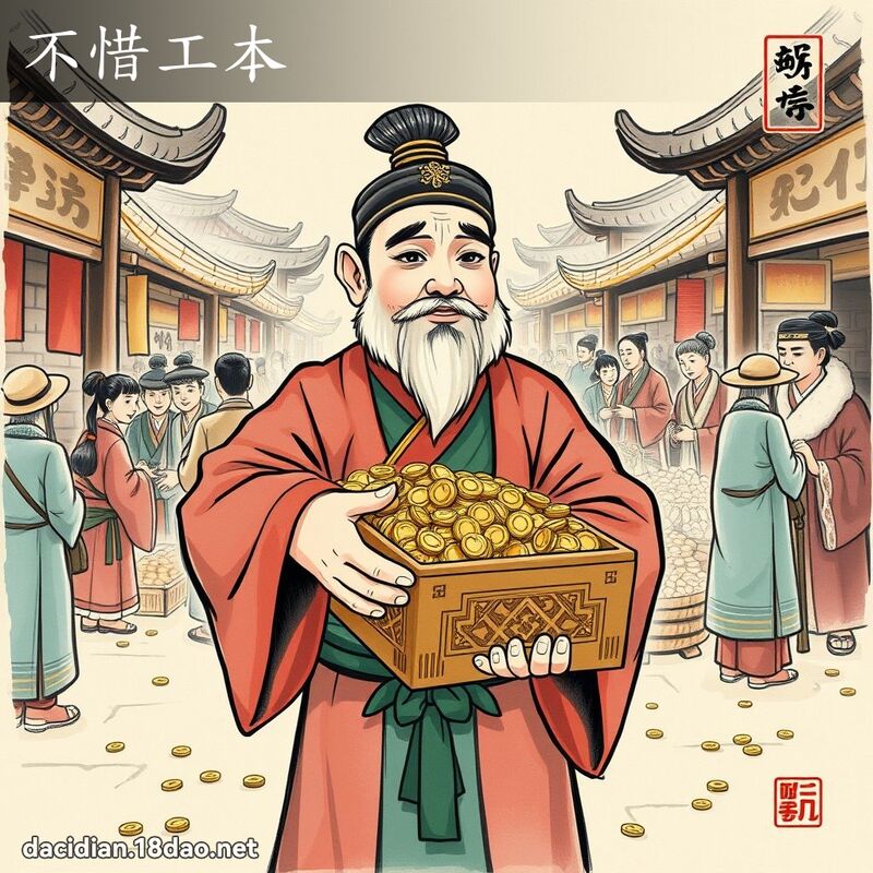 不惜工本 配图