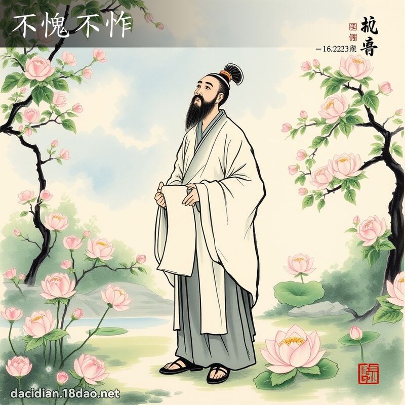 不愧不怍 配图
