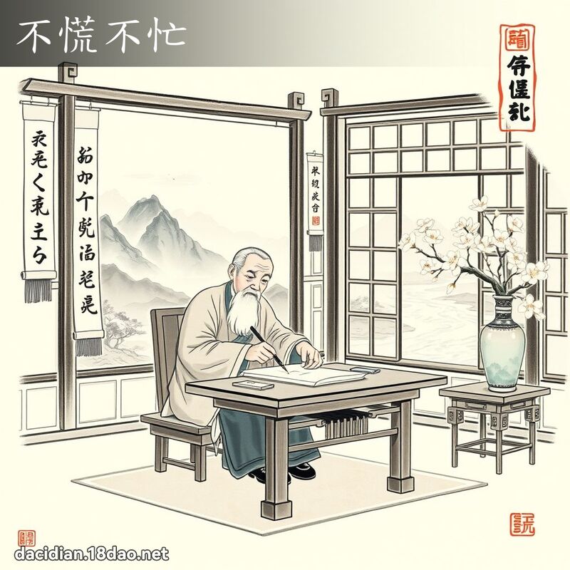 不慌不忙 配图