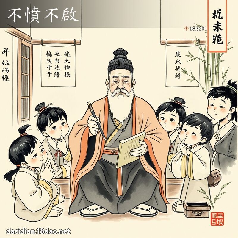 不愤不启 配图