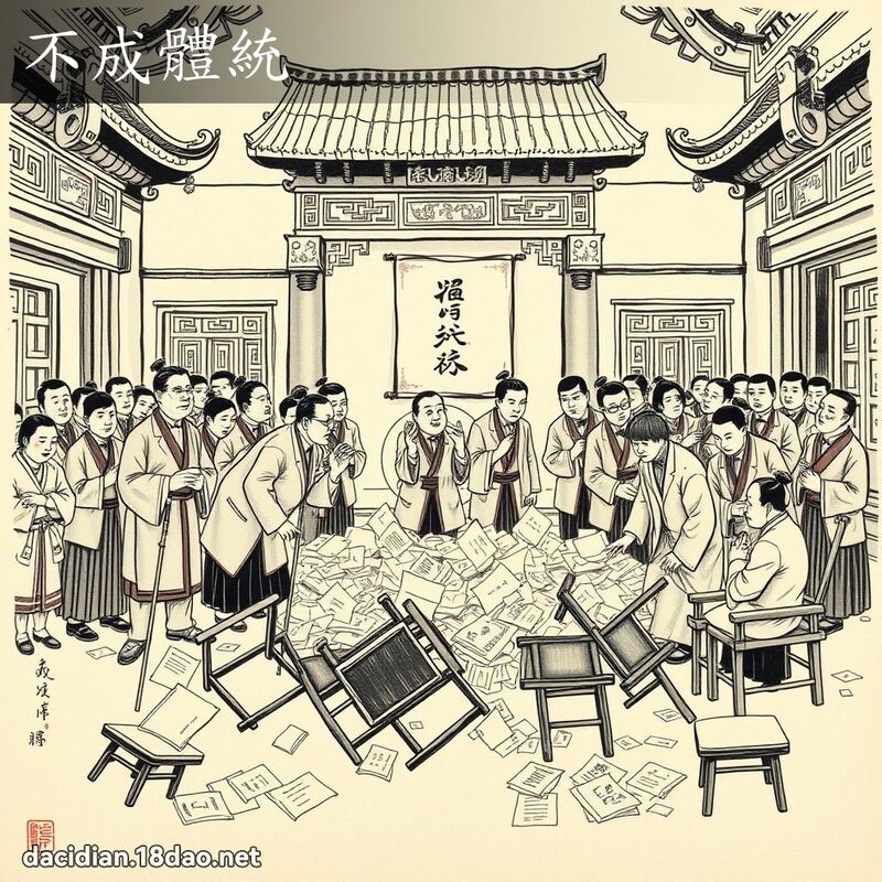不成体统 配图