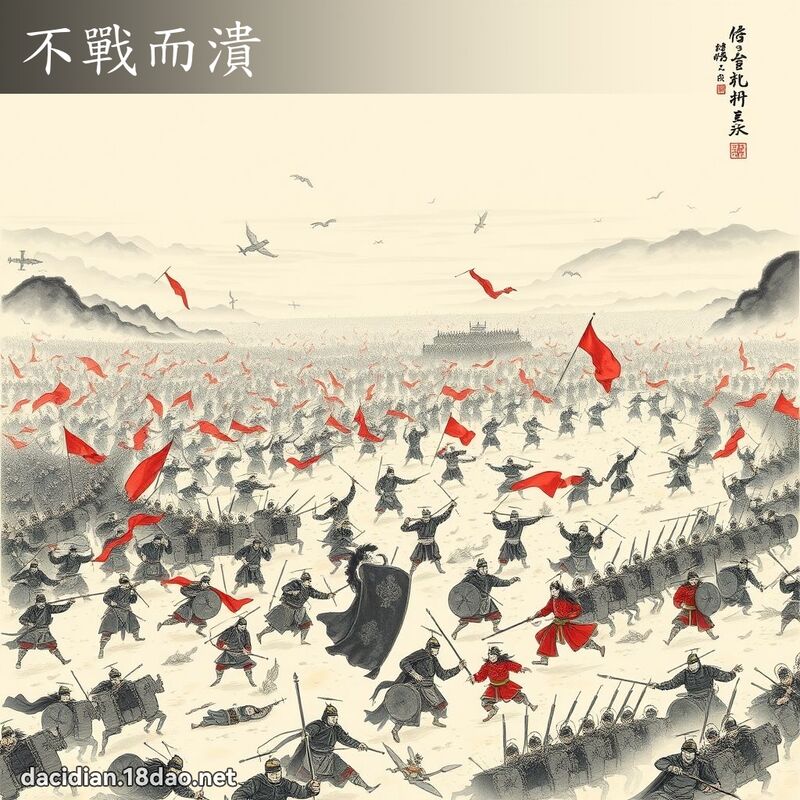 不战而溃 配图