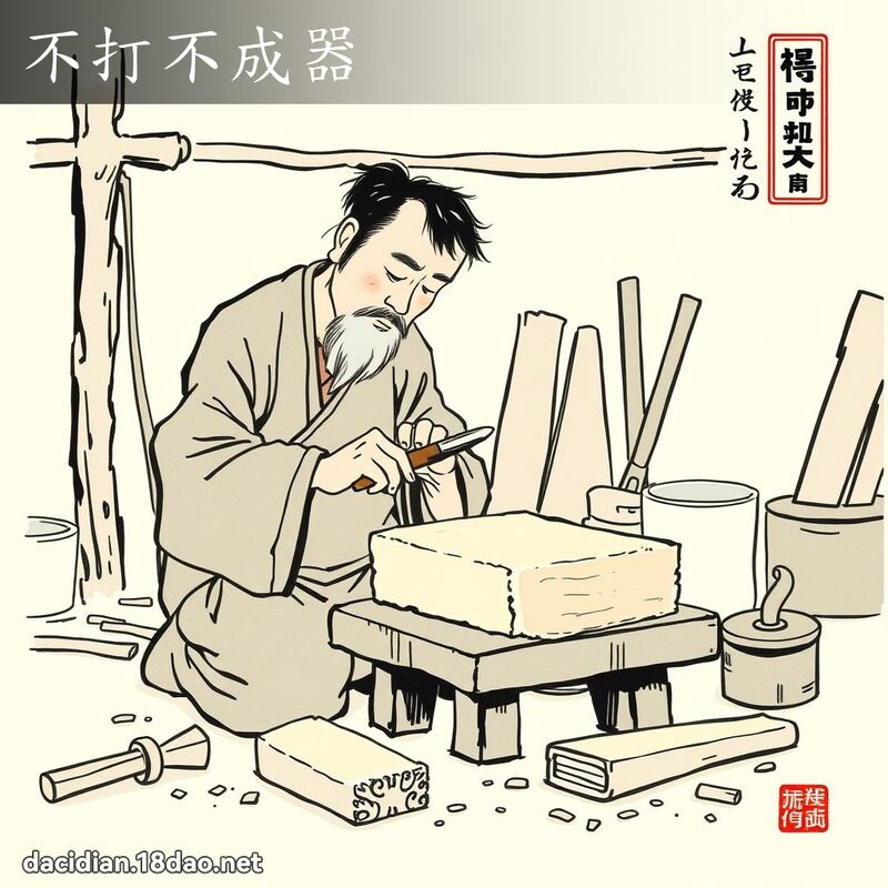 不打不成器 配图