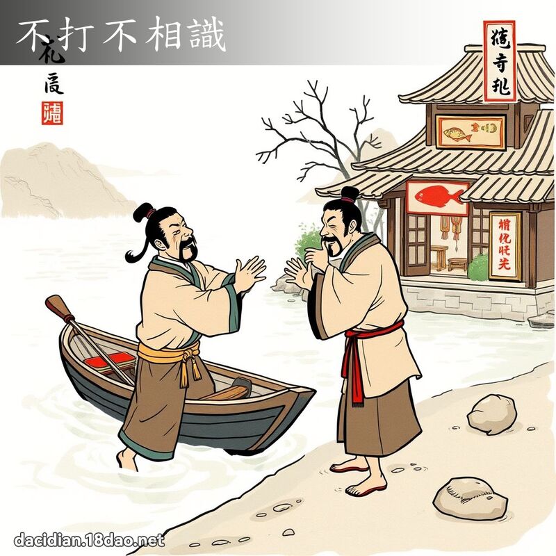 不打不相识 配图