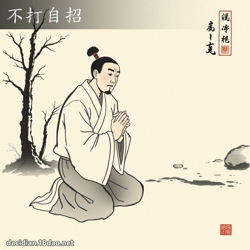 不打自招 配图