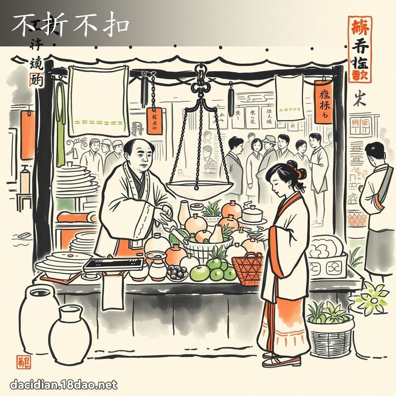 不折不扣 配图