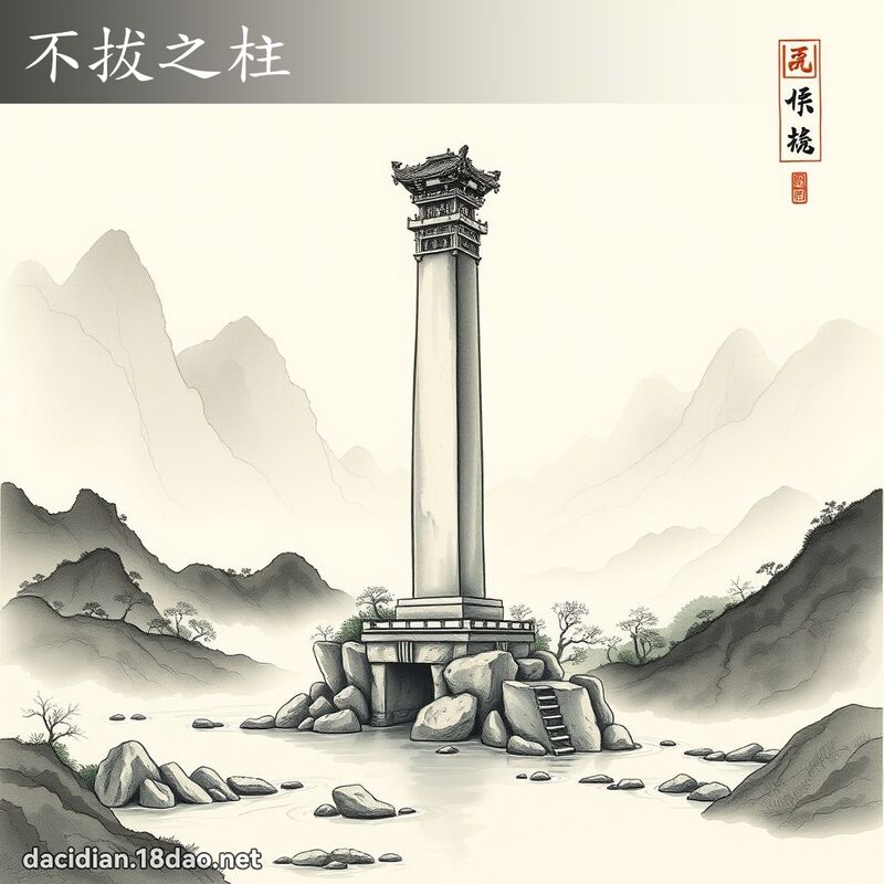 不拔之柱 配图