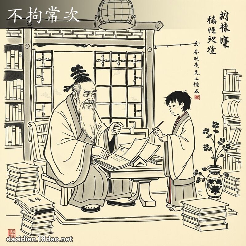 不拘常次 配图