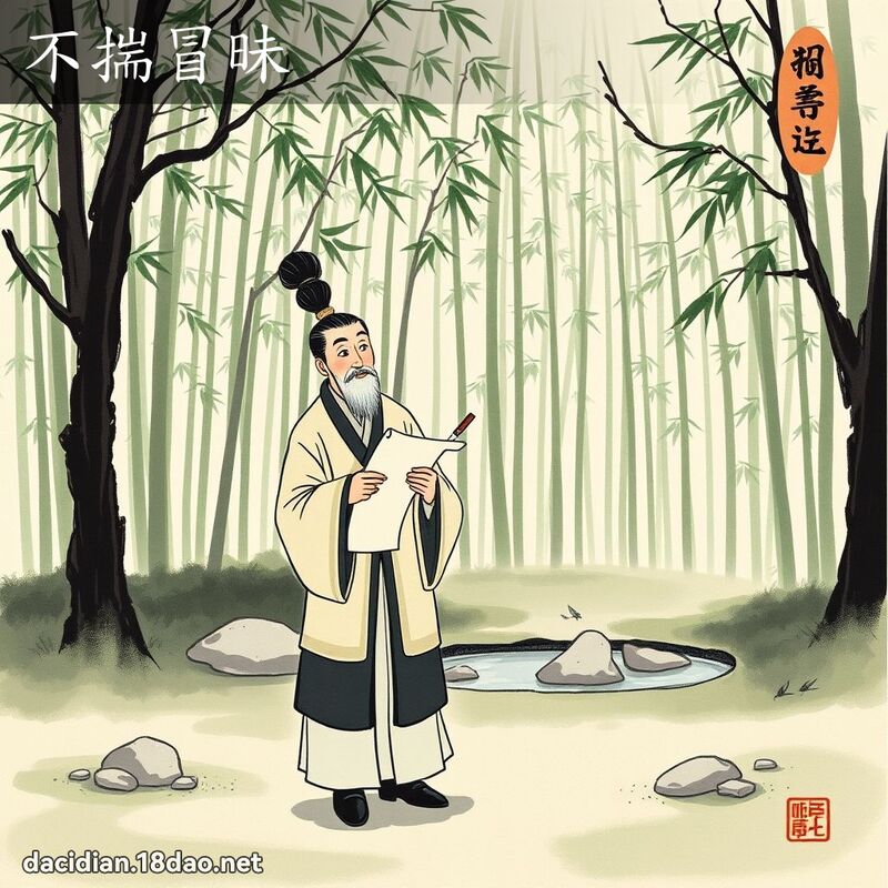 不揣冒昧 配图