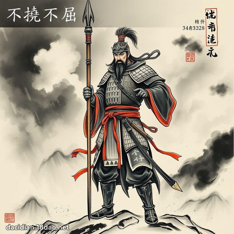 不挠不屈 配图