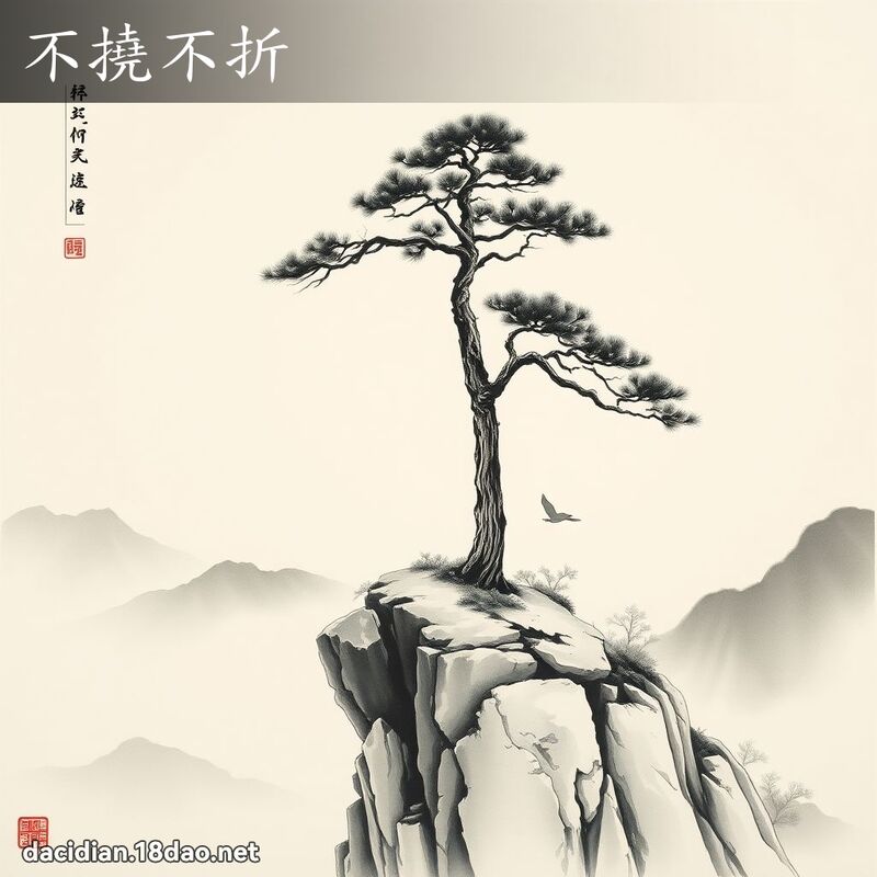 不挠不折 配图