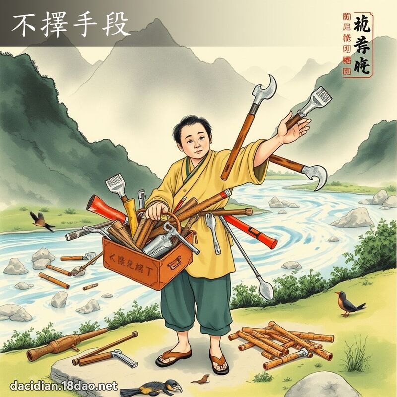不择手段 配图