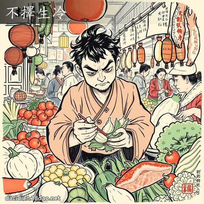 不择生冷 配图
