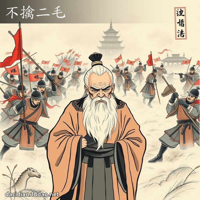 不擒二毛 配图