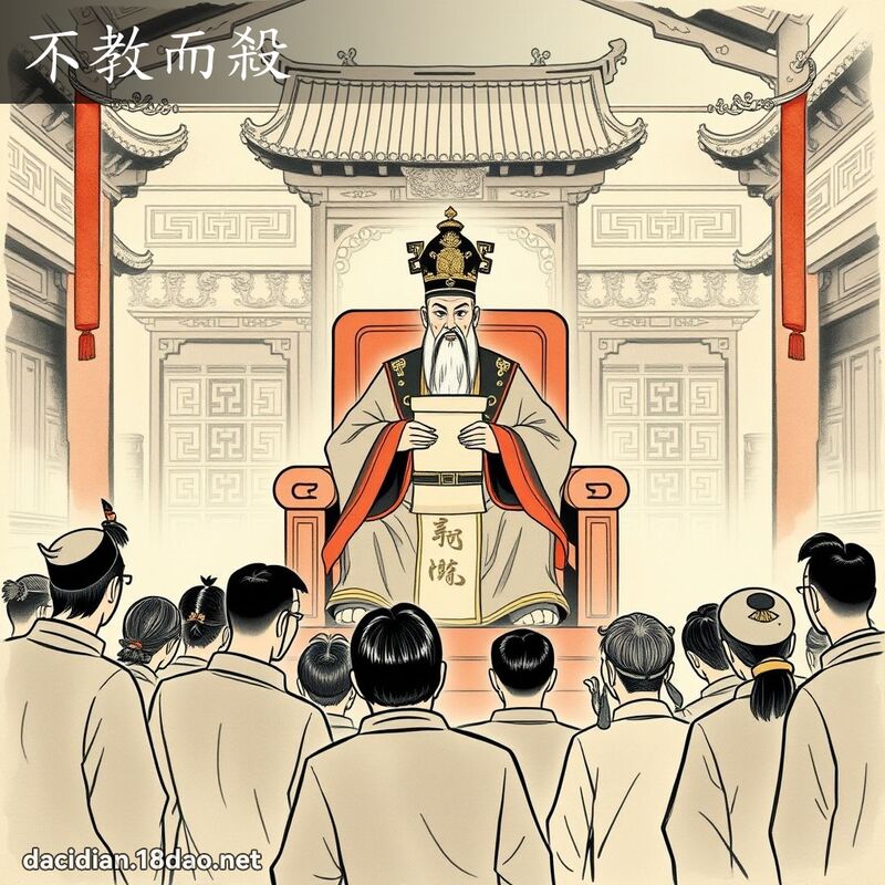 不教而杀 配图