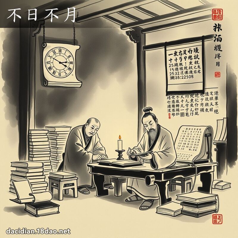 不日不月 配图