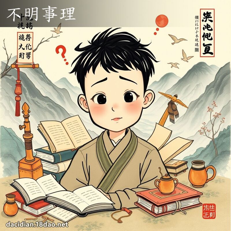 不明事理 配图