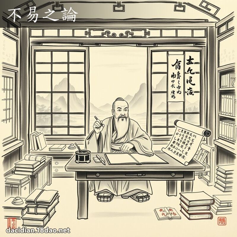 不易之论 配图