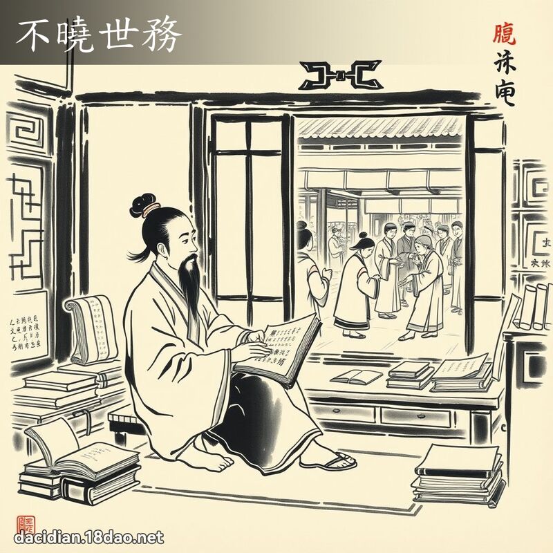 不晓世务 配图