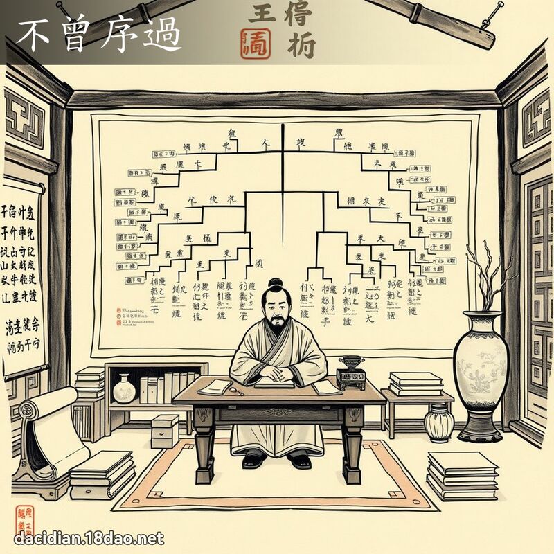 不曾序过 配图