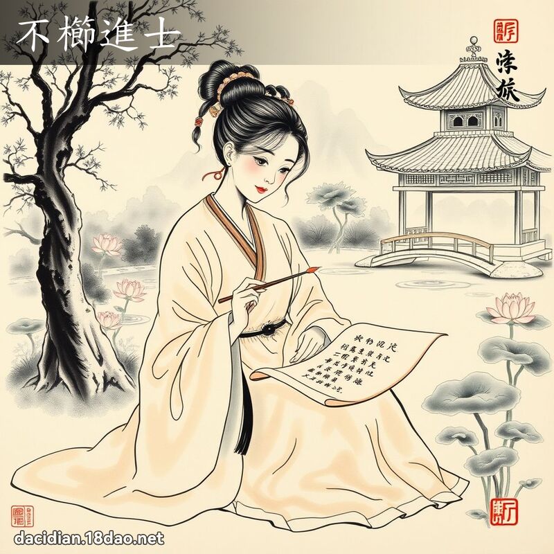 不櫛进士 配图