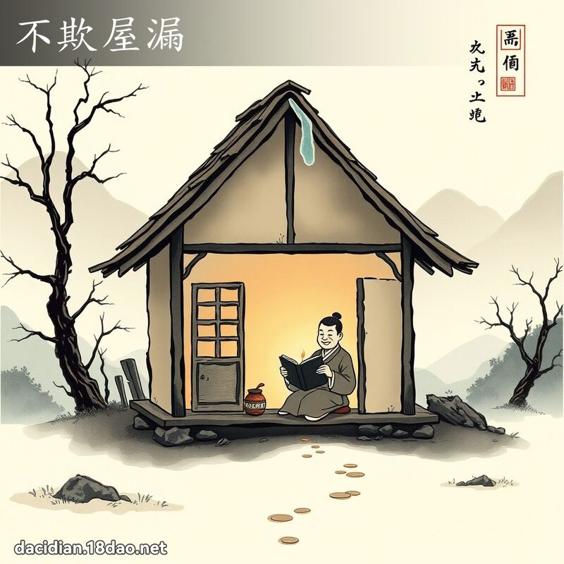 不欺屋漏 配图