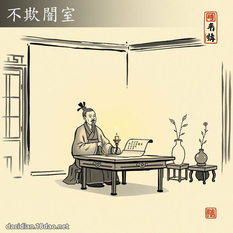 不欺闇室 配图